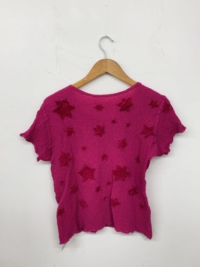 商品画像：シワ半袖カットソー/--/コットン/PNK/MI32FK719/ピンク 2