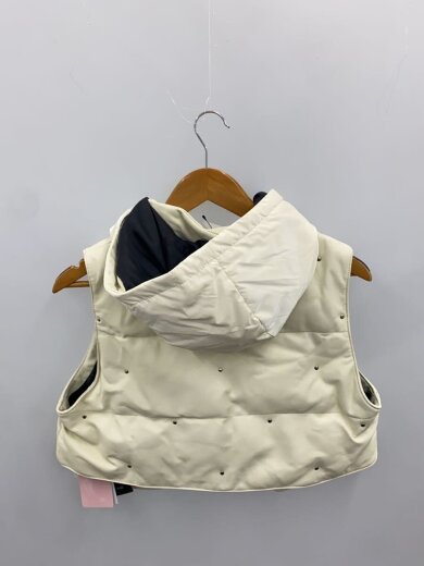 商品画像：adagietto/ダウンベスト/--/山羊革/WHT/SK631/ホワイト 2