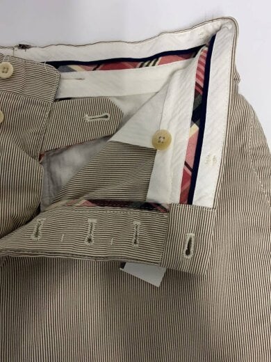 商品画像：スラックスパンツ/--/コットン/CRM/ストライプ 3