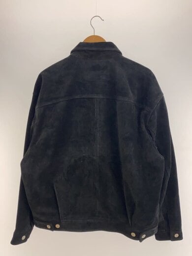 商品画像：24FW/Suede Work Jacket/レザージャケット・ブルゾン/L/スウェード/BLK 2