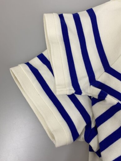 商品画像：ポニーポロシャツロングワンピース/XS/コットン/WHT/ボーダー 5