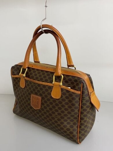 商品画像：マカダムボストンバッグ/レザー/BRW/総柄/ブラウン 2