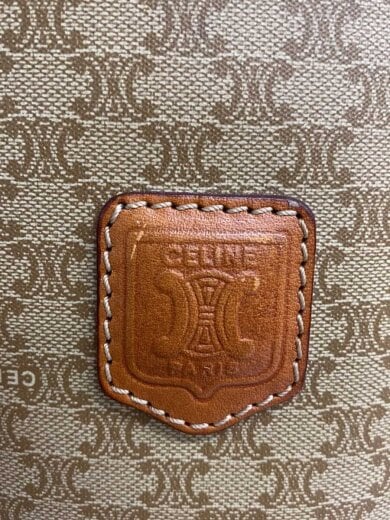 商品画像：マカダムトートバッグ/レザー/BEG/総柄/ベージュ 5