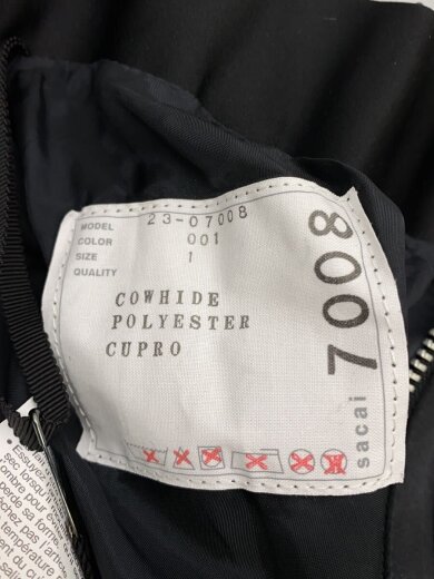 商品画像：ロングスカート/1/レザー/BLK/23-07008/ブラック 4