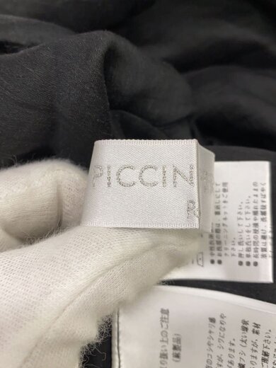 商品画像：PERLA/ラッフルシアー長袖ブラウス/M/--/BLK/906270 3