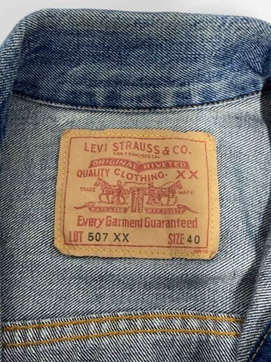 商品画像：90s/2nd/復刻/米国製/ボタン裏555/40/デニム/IDG/無地/70502-0003 3