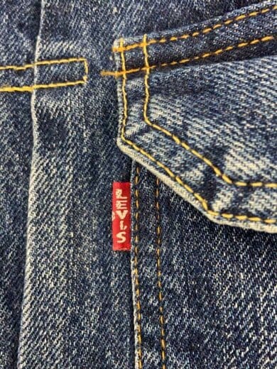 商品画像：90s/2nd/復刻/米国製/ボタン裏555/40/デニム/IDG/無地/70502-0003 7