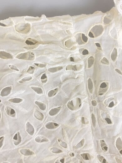商品画像：総レース半袖ブラウス/S/コットン/WHT/ホワイト 6