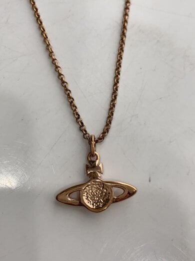 商品画像：平オーブラインストーンネックレス/--/GLD/トップ有/レディース④// 5