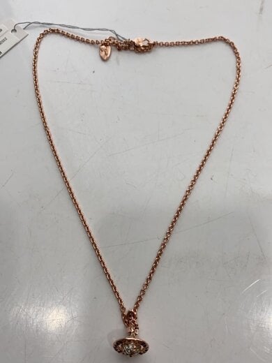 商品画像：petit立体オーブラインストーンネックレス/--/GLD/トップ有/レディース⑦// 2