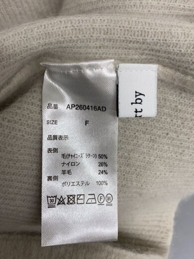 商品画像：ニット・セーター(厚手)/FREE/ウール/CRM/無地/AP260416AD 3