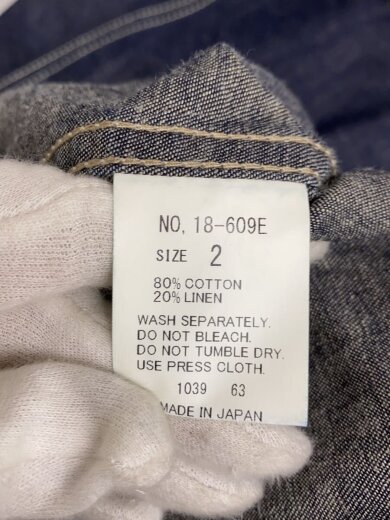 商品画像：ロングカーディガン/2/デニム/IDG/18-609E 4