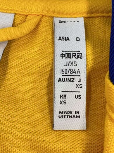 商品画像：ジャージ/XS/ナイロン/YLW/GE0852 4