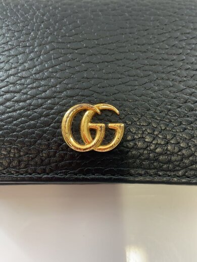 商品画像：2つ折り財布/レザー/BLK/レディース/456126.203887 3