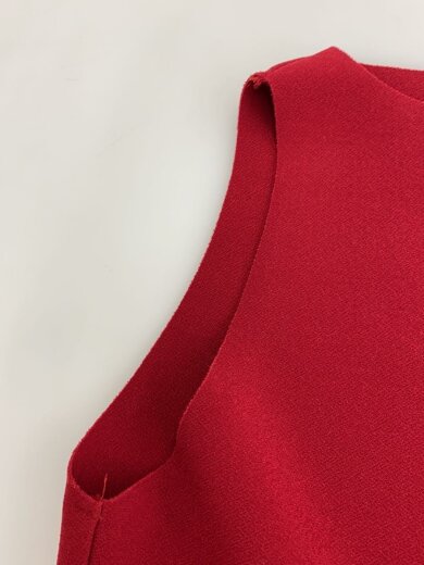 商品画像：ノースリーブカットソー/0/ポリエステル/RED/無地/レッド 6