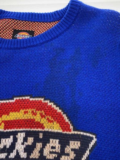 画像：Supreme × DICKIESx Dickies/Sweater//ニット・セーター(厚手)/L/コットン/BLU8