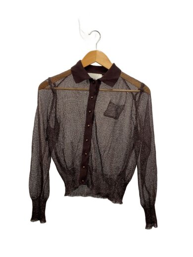 商品画像：カーディガン(薄手)/FREE/レーヨン/BRW/無地/TN22SS007A/ブラウン 1