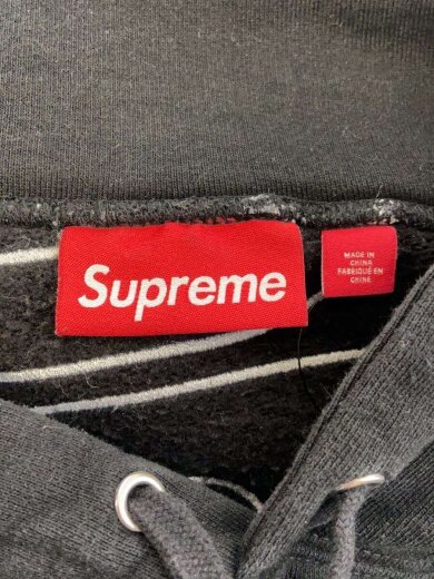 商品画像：25FW/Satin Applique Hooded Sweatshirt//M/コットン/BLK/無地 3