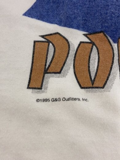 商品画像：90s/穴あき考慮/Tシャツ/XL/コットン/WHT/プリント 8