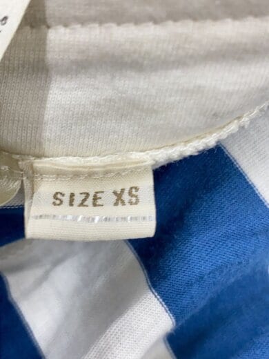 商品画像：ロングバックスリットロングスカート/XS/コットン/NVY/トルコ製/ボーダー/レディース// 5