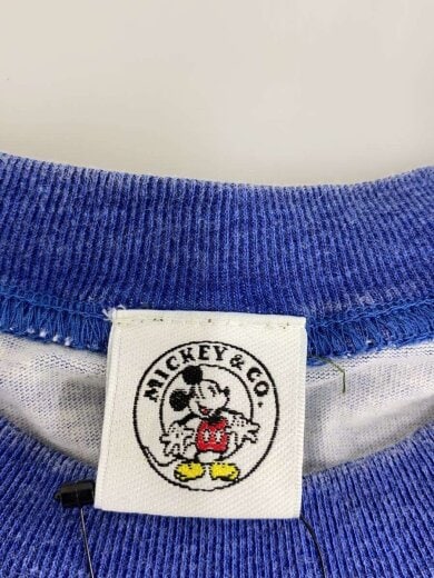商品画像：90s/ミッキーマウス/Tシャツ/M/コットン/BLU/無地// 3