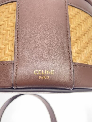 商品画像：タンブール/ミディアム/ショルダーバッグ/キャンバス/BEG/無地 5