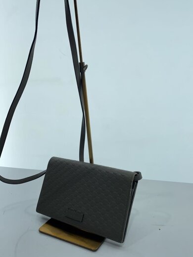 商品画像：ショルダーバッグ/レザー/GRY// 2