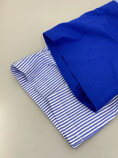 商品画像：半袖シャツ/M/コットン/NVY/ストライプ/470HA430-0330 5