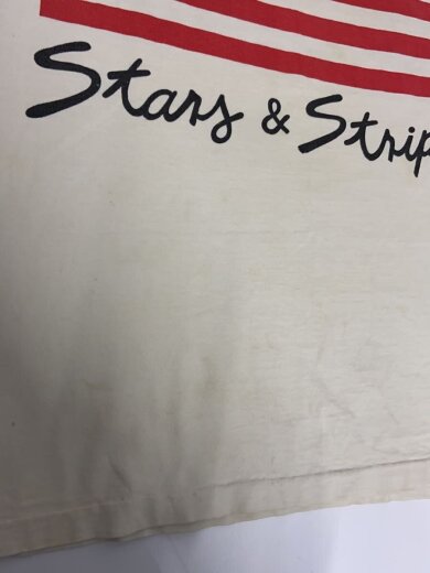商品画像：90s/星条旗/Tシャツ/XL/コットン/CRM/プリント 7