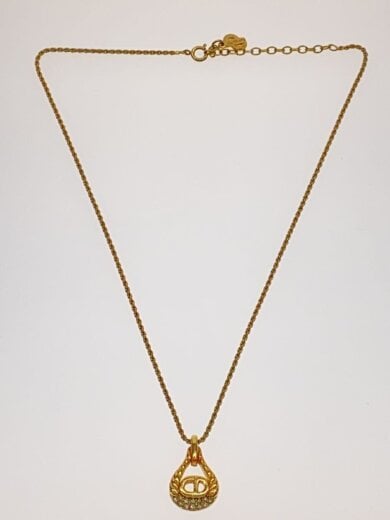 商品画像：ドロップ型/CD/③/ネックレス/--/ラインストーン/GLD/トップ有/レディース 2