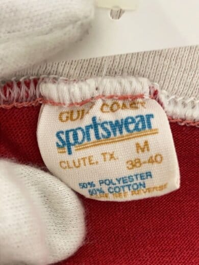 商品画像：80s/GULF COAST/リンガーT/Tシャツ/M/コットン/RED// 3