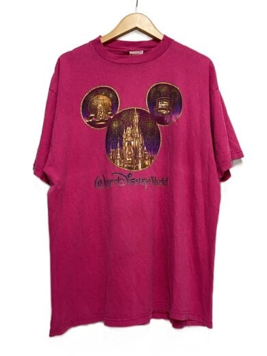 商品画像：90s/Walt Disney World/Tシャツ/XXL/コットン/PNK// 1