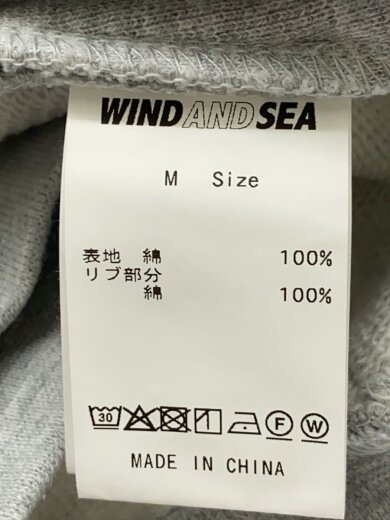 商品画像：スウェット/サムホール/サイドジップ/M/コットン/GRY// 4