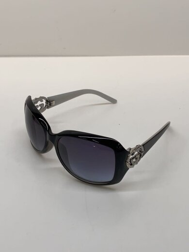 商品画像：インターロッキングラインストーンサングラス/--/BLK/BLK/レディース/u8wptケース有/ブラック// 2