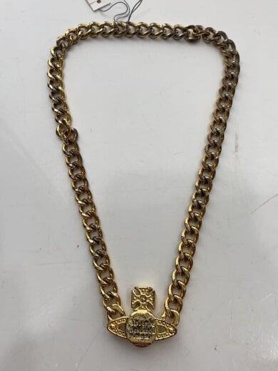 商品画像：オーブラインストーンネックレス/--/GLD/トップ有/レディース// 2
