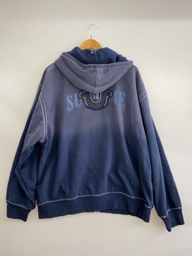 商品画像：×TRUE RELIGION/ジップパーカー/XL/コットン/NVY/無地// 2