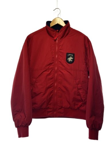 商品画像：polar fleece lined jacket/M/ナイロン/RED/115906 1