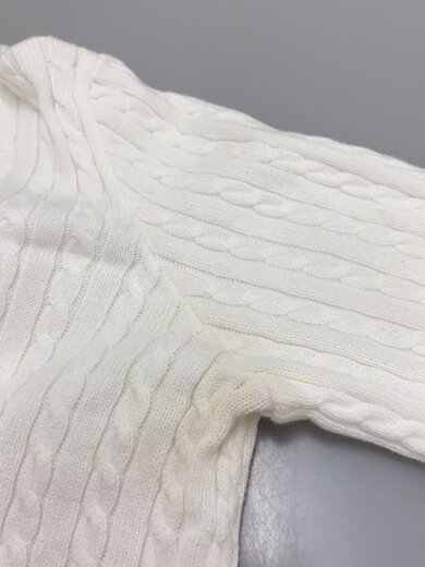 商品画像：16/ケーブルポニーカーディガン(薄手)/--/コットン/WHT 8