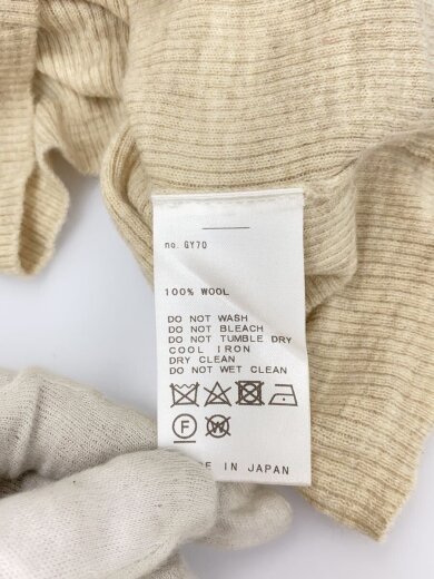 商品画像：24年クラスプルオーバーニット・セーター(薄手)/--/ウール/BEG/24-080-520-4090-1 4