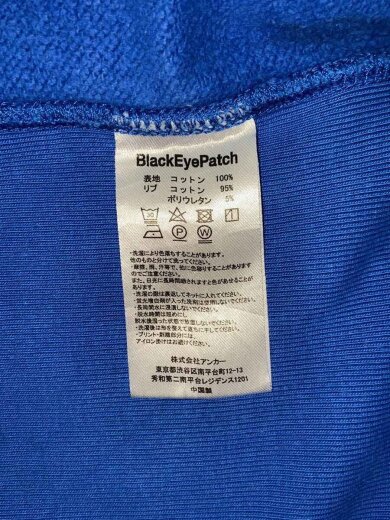 商品画像：取扱注意ロゴ/スウェット/XL/コットン/BLU 5