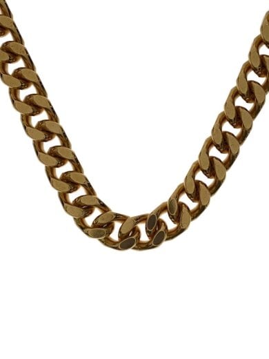 商品画像：カーブチェーン/ネックレス/--/GLD/メンズ// 1
