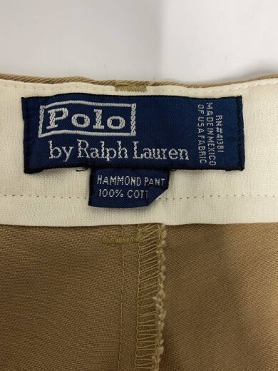 商品画像：00s/HAMMOND PANT/ポロチノ/2タック/ボトム/35×32/コットン/CML/無地// 4