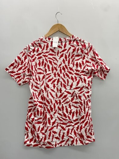 商品画像：魚柄Tシャツ/--/コットン/RED/総柄// 2