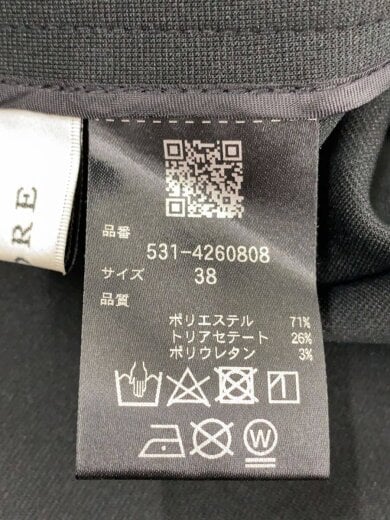商品画像：パーカー/38/ポリエステル/BLK/531-4260808// 4