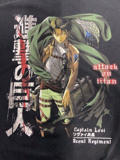 商品画像：リヴァイ/Tシャツ/XL/コットン/BLK/プリント// 4