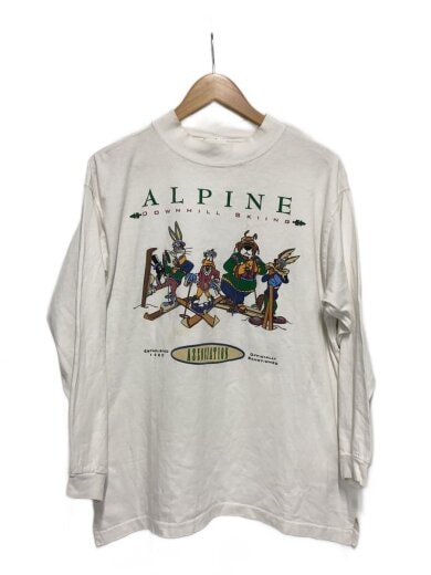 商品画像：90s/ルーニーチューンズ/長袖Tシャツ/--/コットン/WHT/プリント 1