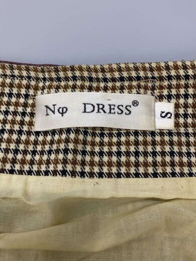 商品画像：No DRESS/スカート/S/ポリエステル/BRW/チェック// 4