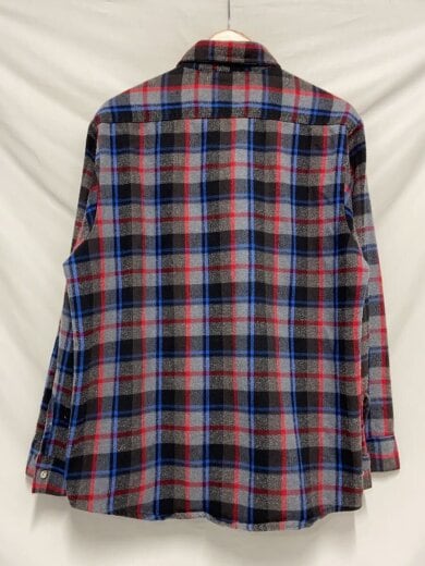 商品画像：90s/長袖シャツ/L/コットン/BLK/チェック 2