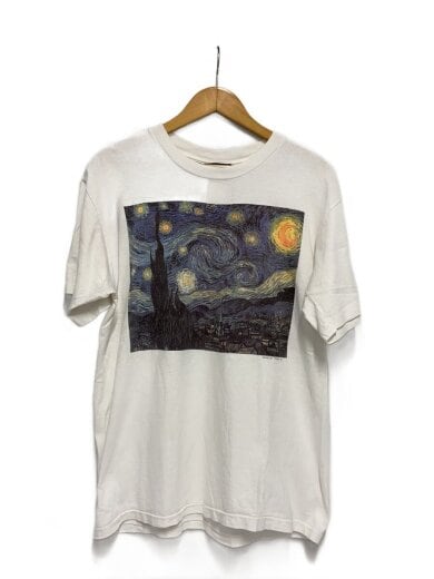 商品画像：90s/MARLINTEARS/Vincent Van Gogh/星月夜/Tシャツ/L/コットン/WHT 1