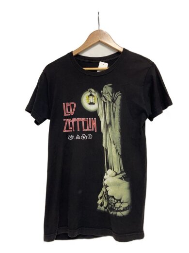 商品画像：led zeppelin/Tシャツ/S/コットン/BLK/無地// 1
